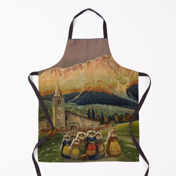 Item preview, Abruzzo - Vintage Travel Poster designed and sold by Slydell1.