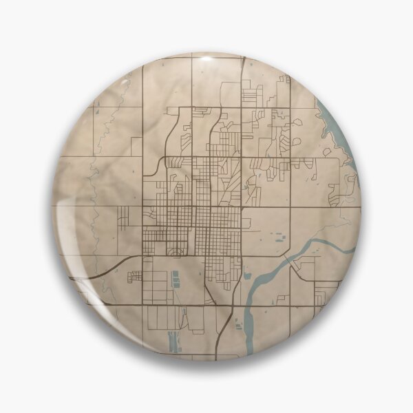 Item preview, Ponca City Sepia Map designed and sold by CPTVDesign.