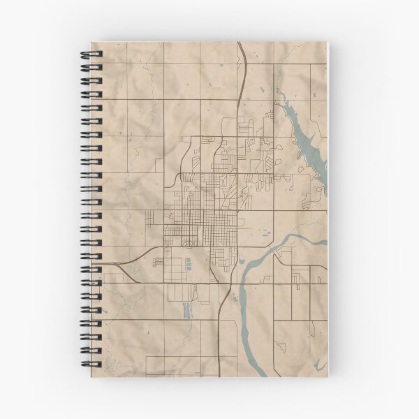 Item preview, Ponca City Sepia Map designed and sold by CPTVDesign.