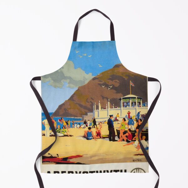Item preview, retro classic Aberystwyth poster designed and sold by CorasPosters.