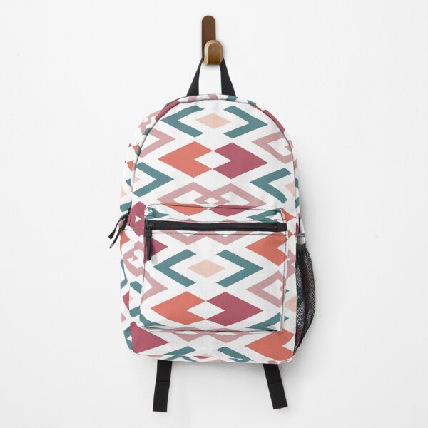 Item preview, Argyled Arrows Geometric Pattern – Pale Green & Rose designed and sold by RoguePatterns.