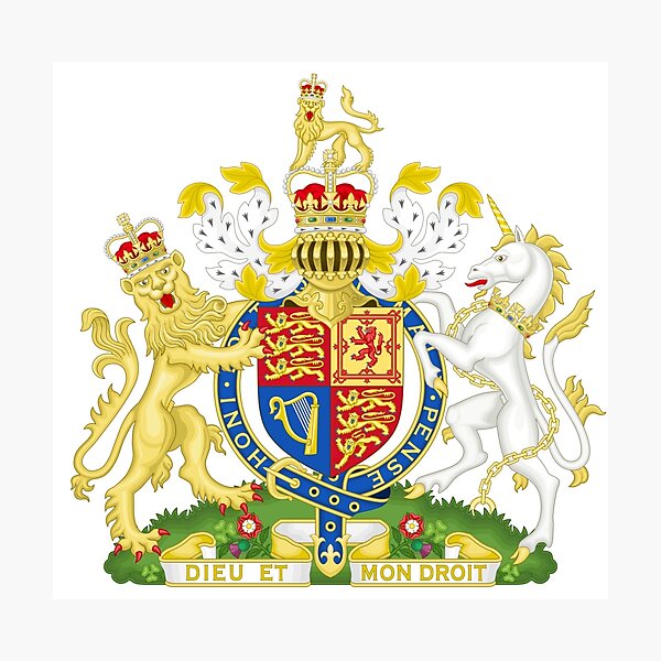 Item preview, Royal Coat of Arms for the United Kingdom designed and sold by TheViper.
