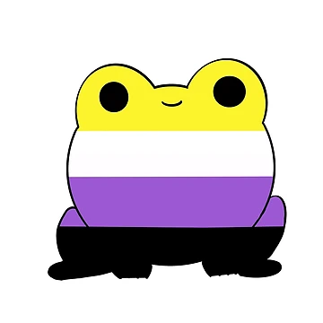 Artwork thumbnail, Nonbinary Frog by Nonbinaryfrog