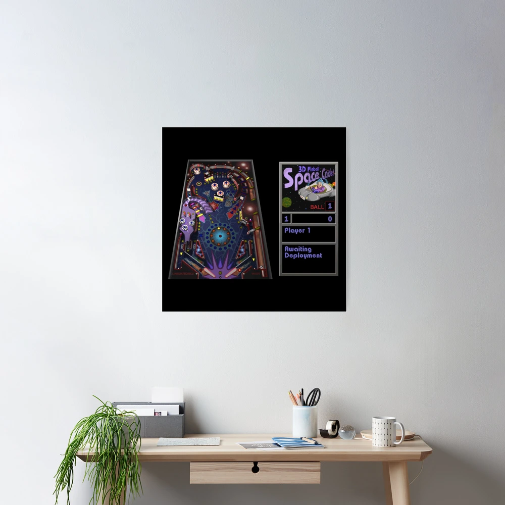 3D Pinball Space Cadet Poster for Sale by Cuttintees