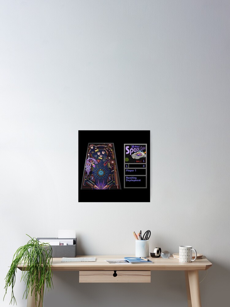 3D Pinball Space Cadet Poster for Sale by Cuttintees