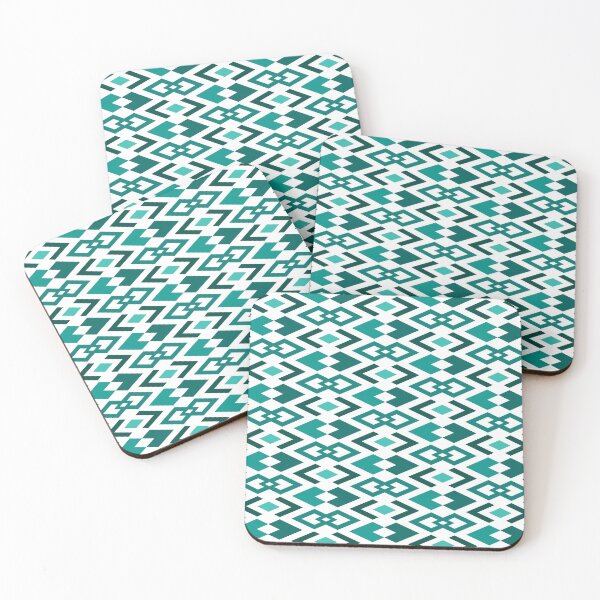 Item preview, Argyled Arrows Geometric Pattern – Teal designed and sold by RoguePatterns.