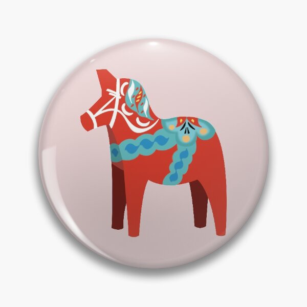 Item preview, Red Dala Horse designed and sold by Cintia Tamanaha.