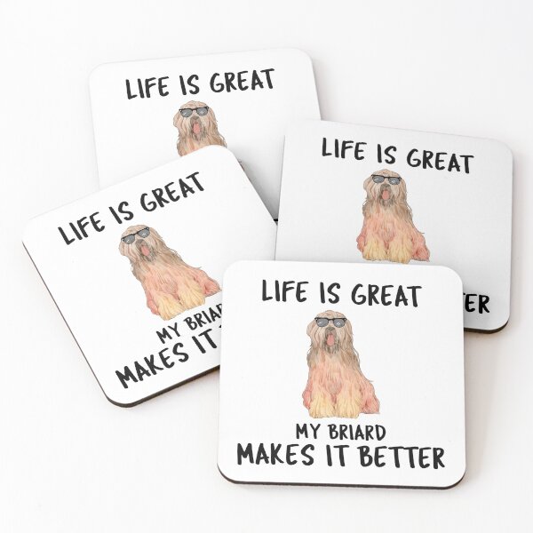 Item preview, Life Is Great My Briard Makes It Better designed and sold by YourEssentials.