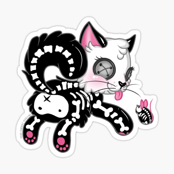 Skele Cat Sticker