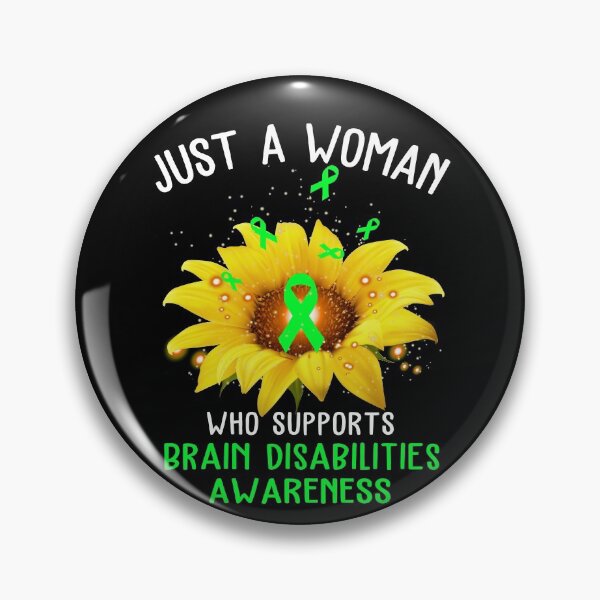 Item preview, Just A Woman Who Supports Brain Disabilities Awareness designed and sold by KirstybShop.