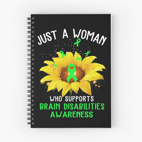 Item preview, Just A Woman Who Supports Brain Disabilities Awareness designed and sold by KirstybShop.