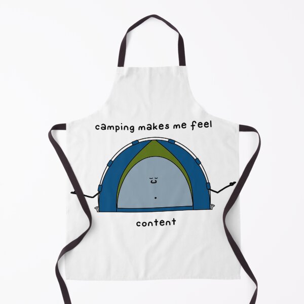 Item preview, camping makes me feel content designed and sold by paintbydumbers.