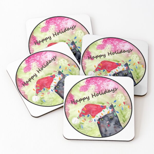 Item preview, Happy Holidays Kitty designed and sold by Deromilly.