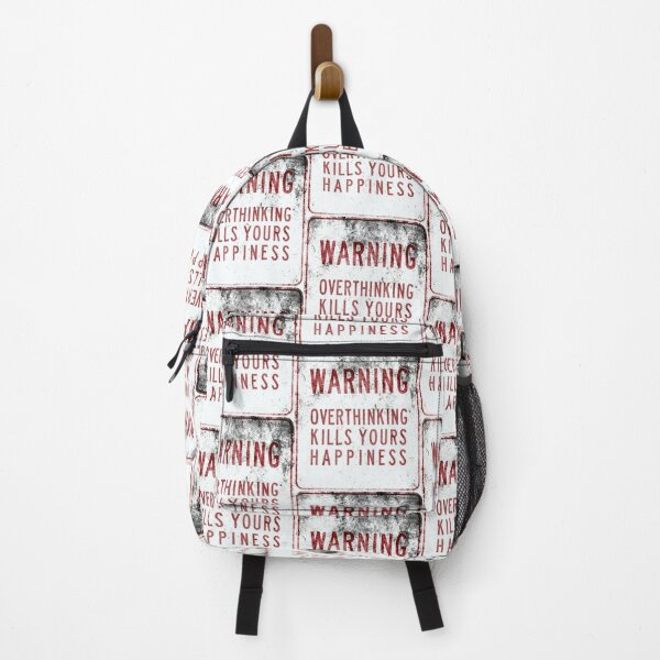 Item preview, Overthinking Kills Yours Happiness - Grunge Sign designed and sold by RabbitLair.