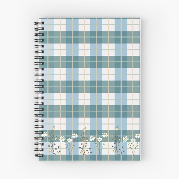 Item preview, Tea Towel Print Cool Blues With Daisies And Flowers designed and sold by EverythingCore.
