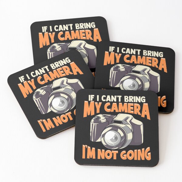 Item preview, If I Can't Bring My Camera I'm Not Going Funny Pun designed and sold by perfectpresents.