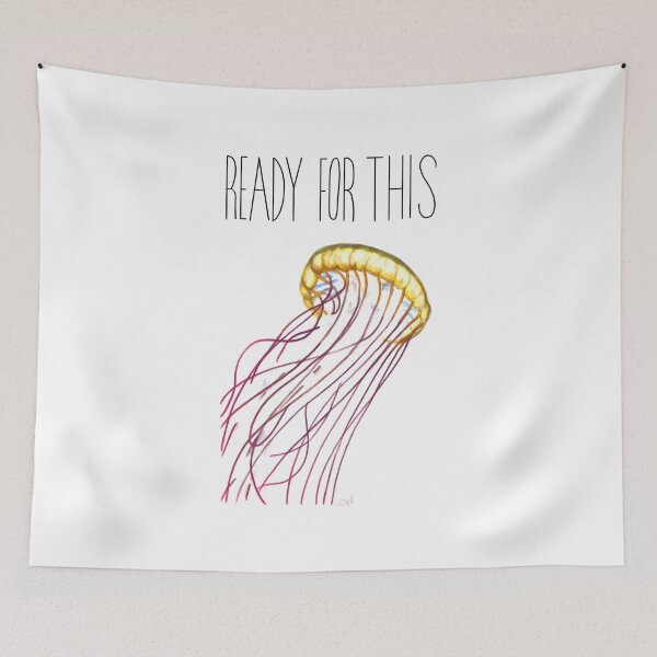 Item preview, Ready For This Jelly (Pacific Sea Nettle) designed and sold by LauraWolfArtist.