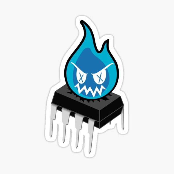 Item preview, Sparky the Blue Smoke Monster designed and sold by Pixelthefur.
