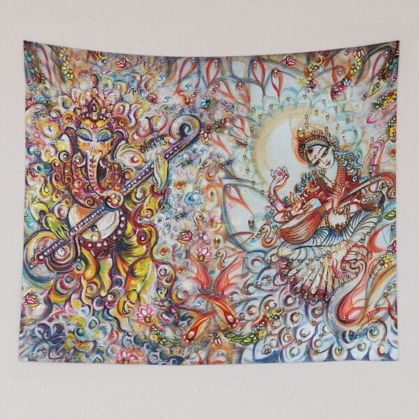 Item preview, Musical bliss - Ganesha Saraswati designed and sold by Harsh  Malik.