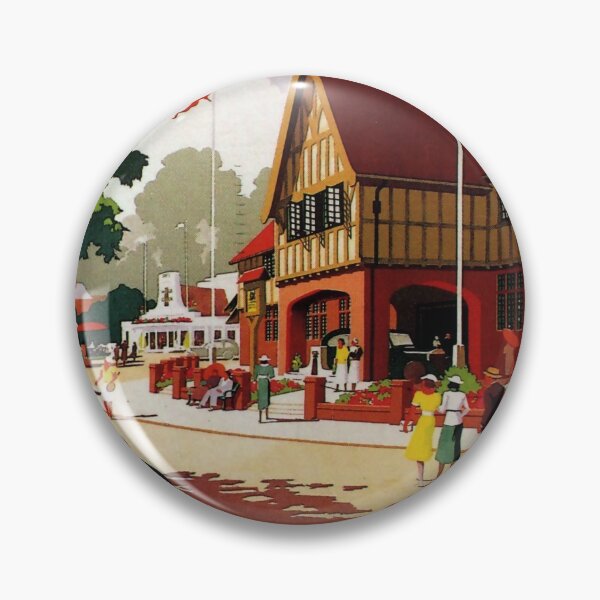 Item preview, retro classic Droitwich Spa poster designed and sold by CorasPosters.