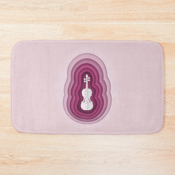 Item preview, Paper Cutout Origami  - TwoSet Violin Musical Pink Design designed and sold by Wizzles Emporium.