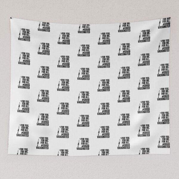 Item preview, For you, for me, for all #covidvaccinated designed and sold by stelsanc.