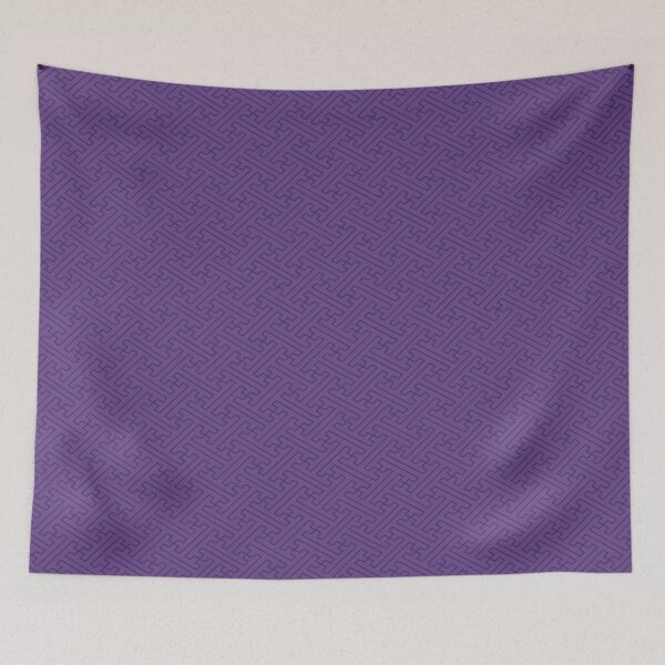 Item preview, Purple Sayagata Pattern designed and sold by Heedee Design.