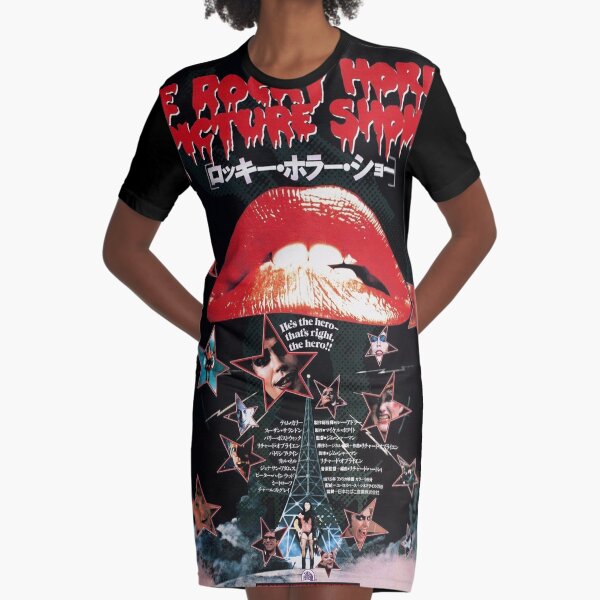 Japanese Rocky Horror Picture Show Graphic T-Shirt Dress