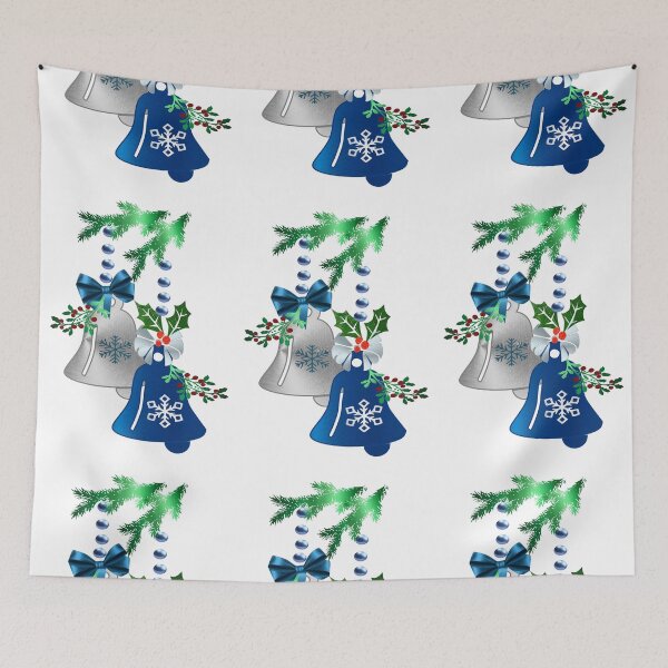 Item preview, Blue & Silver Bells  designed and sold by aldona.