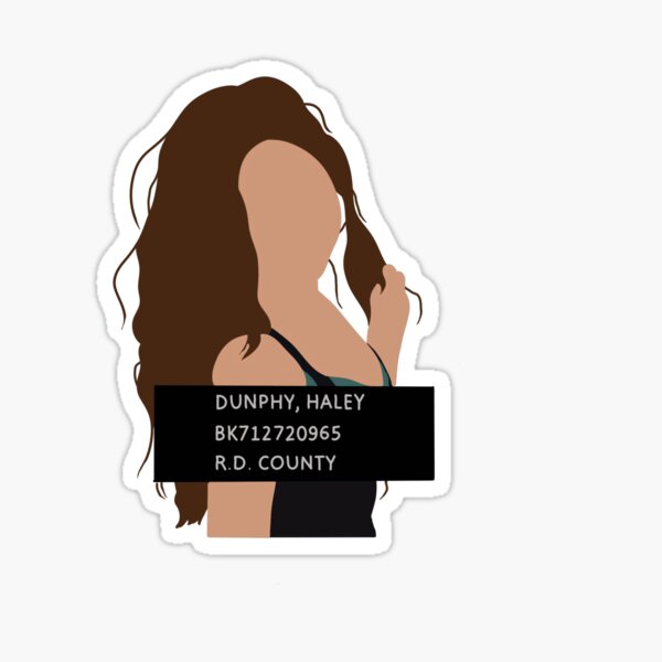 Haley Dunphy Drawing Sticker.