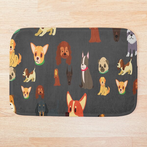 Item preview, funny dogs pattern with grey background designed and sold by Samuelprosper19.