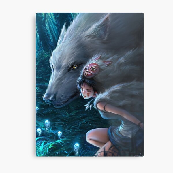 Princess Mononoke Metal Print