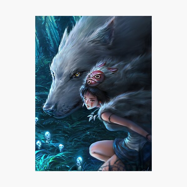 Prinzessin Mononoke Fotodruck