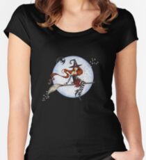 Moonlight Ride Women's Fitted Scoop T-Shirt