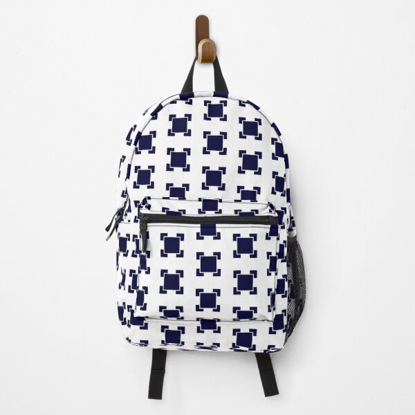 Item preview, Navy Blue Overlapping Squares On White II designed and sold by rewstudio.