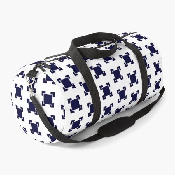 Item preview, Navy Blue Overlapping Squares On White II designed and sold by rewstudio.