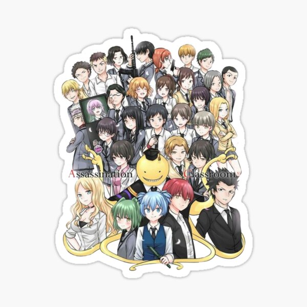 assassination classroom,anime,koro Sticker