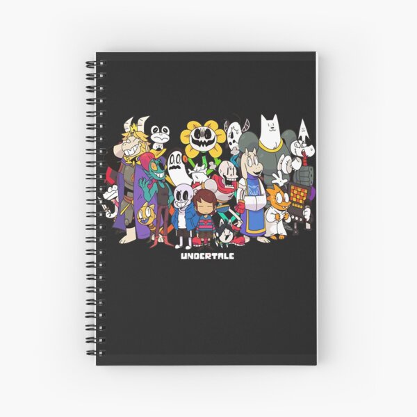 Undertale - All characters Spiral Notebook