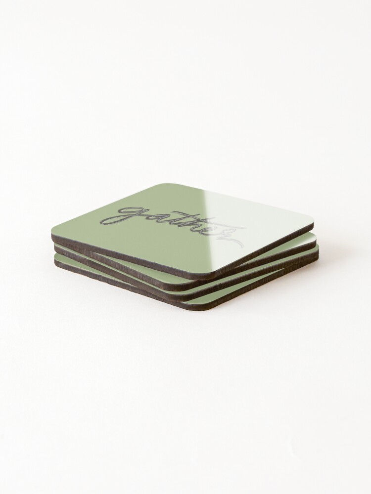 Thumbnail 4 of 5, Coasters (Set of 4), Gather designed and sold by keepitheavenly.