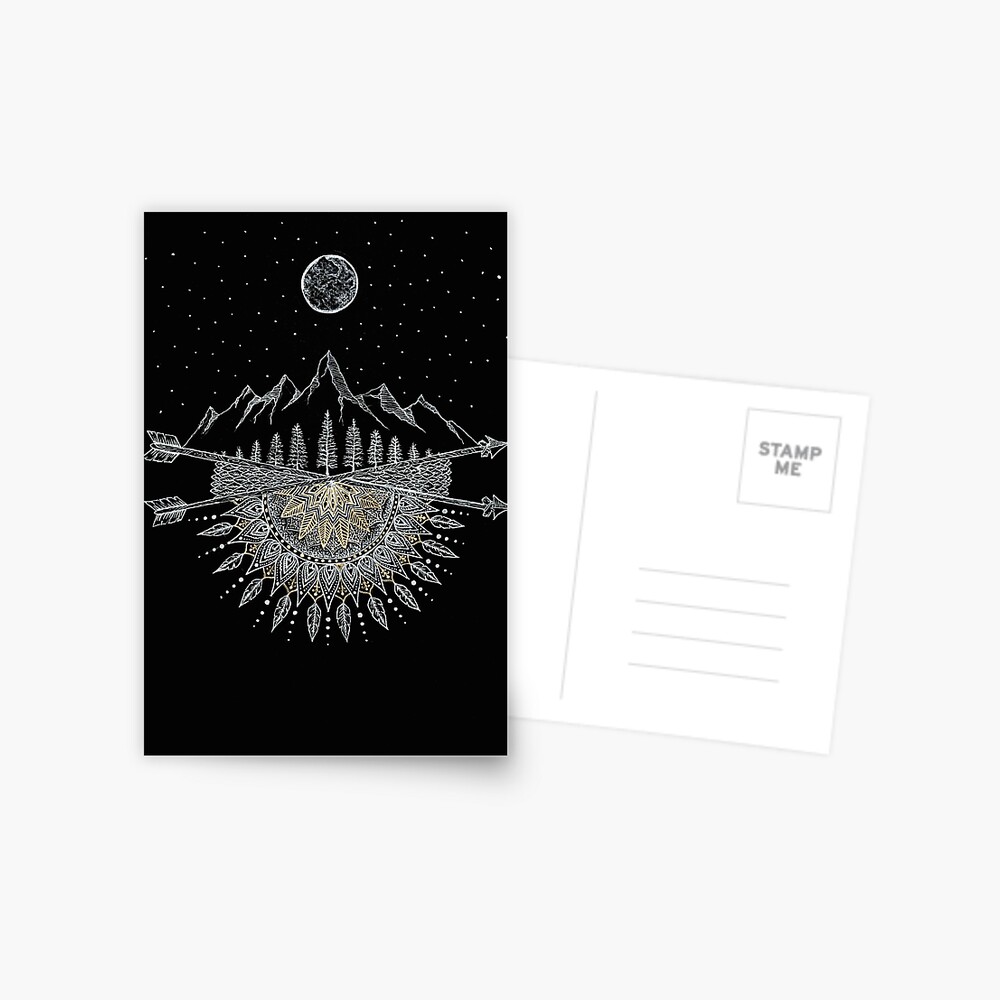 Vista previa del artículo con la obra «Postal», diseñado y vendido por BriLazar.