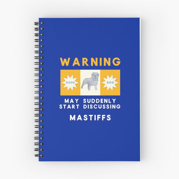 Item preview, Warning May Suddenly Start Discussing Mastiffs Funny designed and sold by Guarddogdrive.