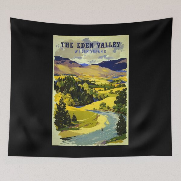 Aperçu de l'œuvre retro classic Eden Valley Westmoreland poster créée et vendue par CorasPosters.
