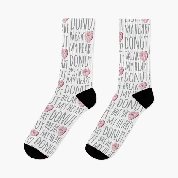Item preview, Donut Break My Heart Doughnut Love Valentines designed and sold by FiveDucklings.