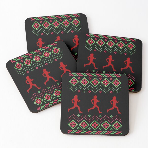 Item preview, Ugly Christmas Sweater - Woman Trail Runner  designed and sold by HeatherPore.