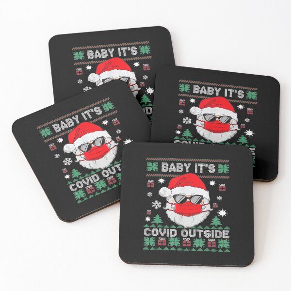 Item preview, Baby It's Covid Outside Santa Ugly Sweater designed and sold by MarkPitt.
