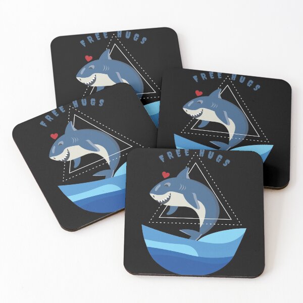 Item preview, Free Hugs Shark - Perfect Gift for Who loves sharks designed and sold by TrueFit Essentials.