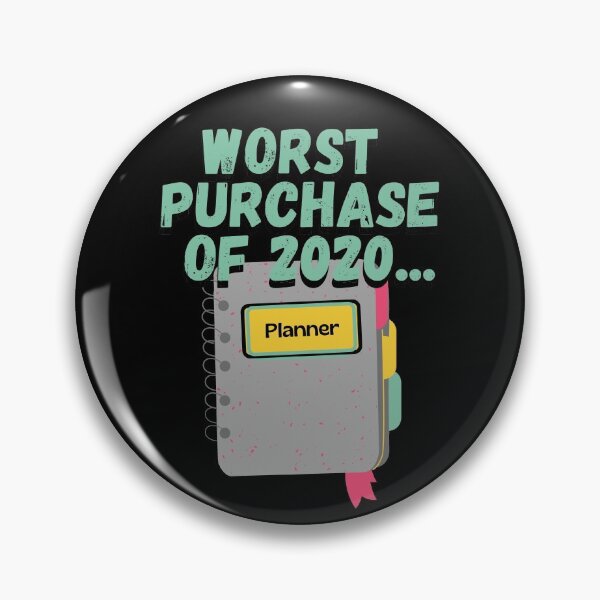 Item preview, Worst Purchase of 2020 - Planner - Black - Original by Boo-da-c designed and sold by Boo-da-chay.