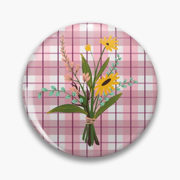 Item preview, Tea Towel Print Pretty Pink With Flowers designed and sold by EverythingCore.