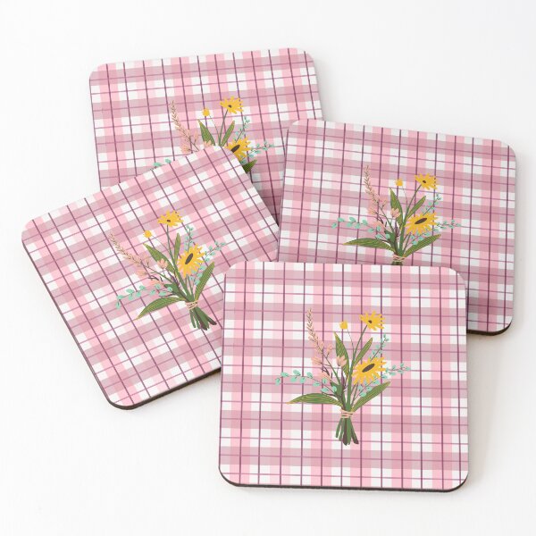 Item preview, Tea Towel Print Pretty Pink With Flowers designed and sold by EverythingCore.