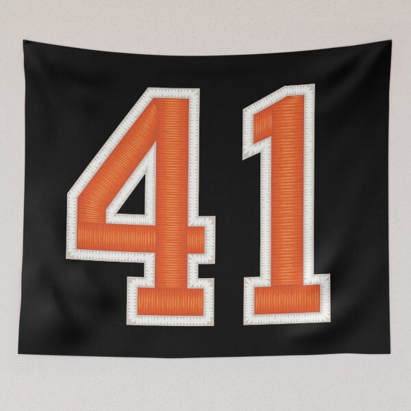 Item preview, Sports Number 41 Jersey forty-one Orange designed and sold by elhefe.